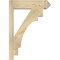 Ekena Millwork Merced Rough Sawn Arts and Crafts Outlooker, Douglas Fir, 6"W x 20"D x 28"H OUT06X20X28MRC03RDF - alternate 2